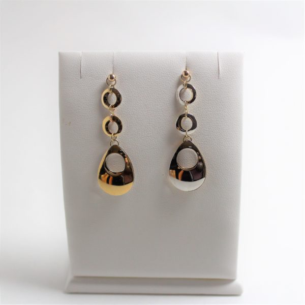 14k Two Tone Reversible Earrings Jem Jewelers Reversible Earrings 425 01591